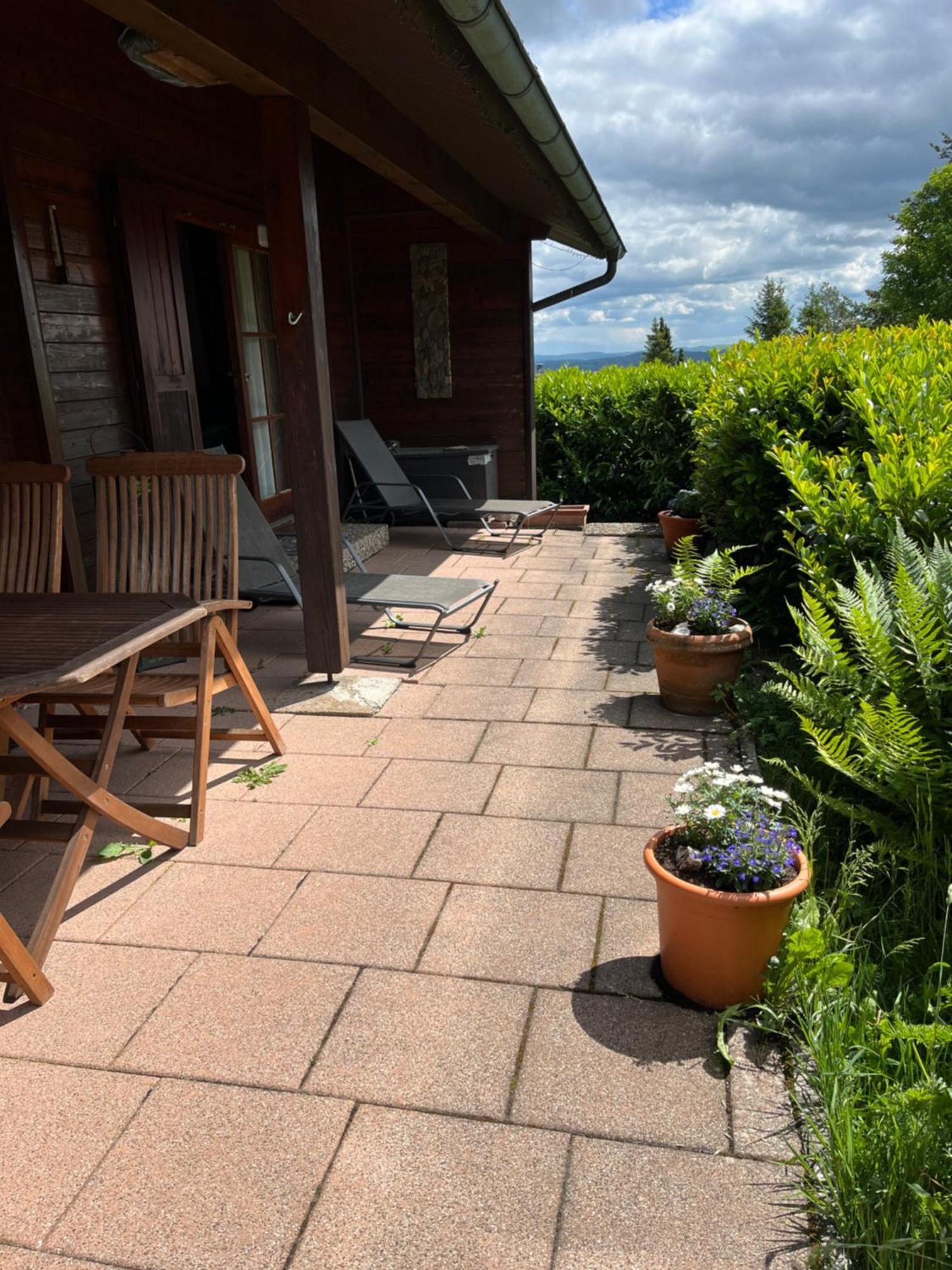 Blockhaus Ferienzauber II Bromskirchen Exterior foto