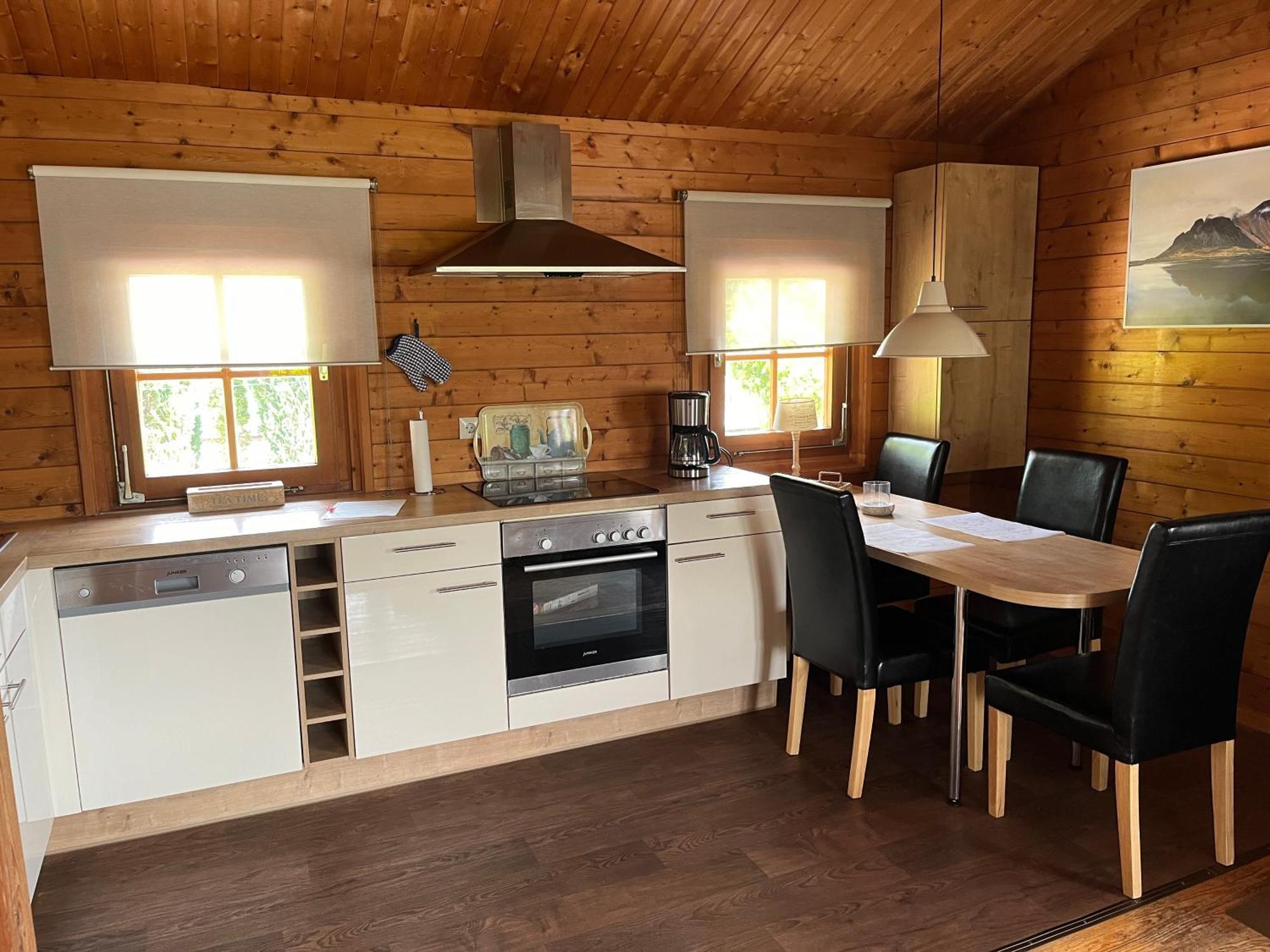Blockhaus Ferienzauber II Bromskirchen Exterior foto